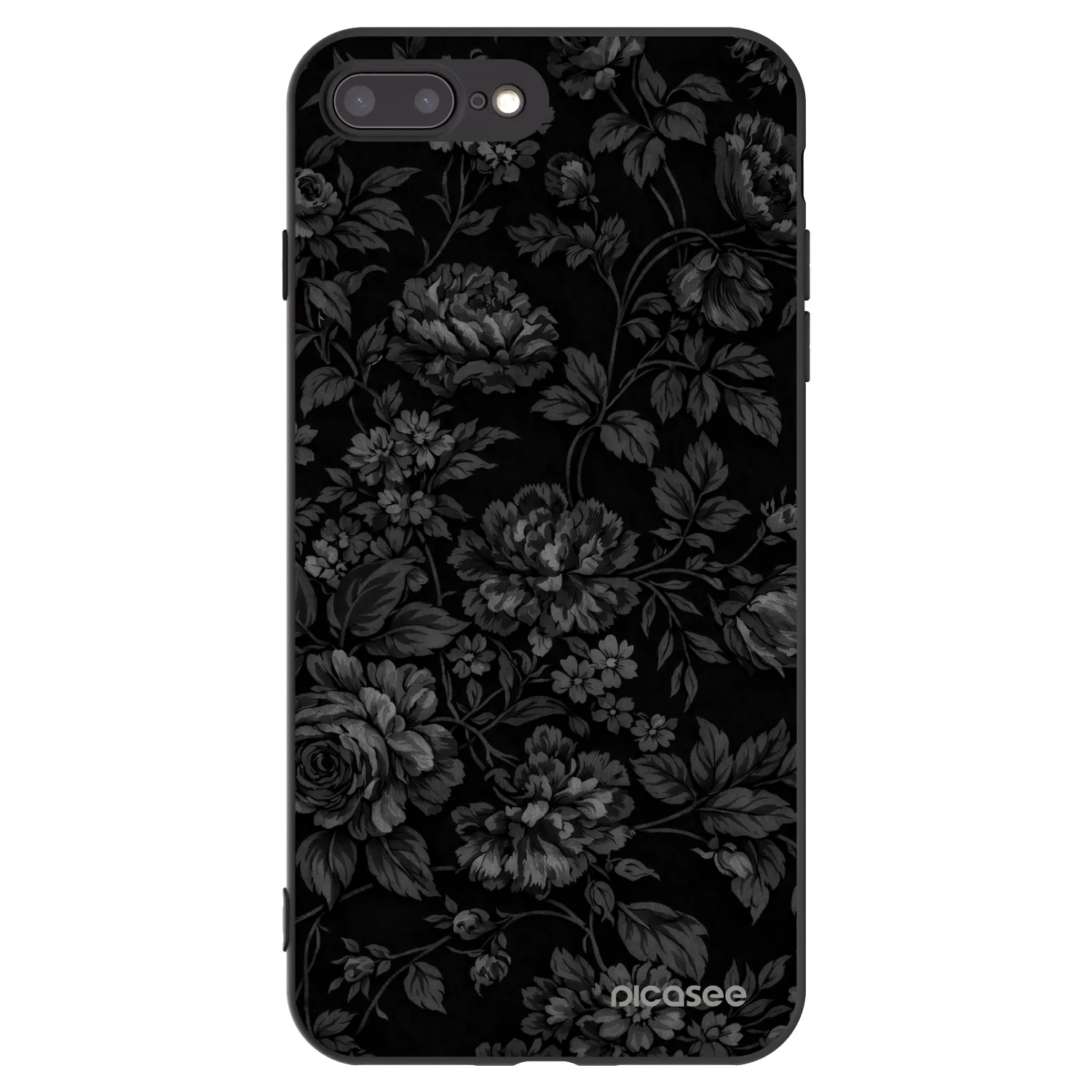 Picasee silikonový černý obal pro Apple iPhone 8 Plus - Dark Romance