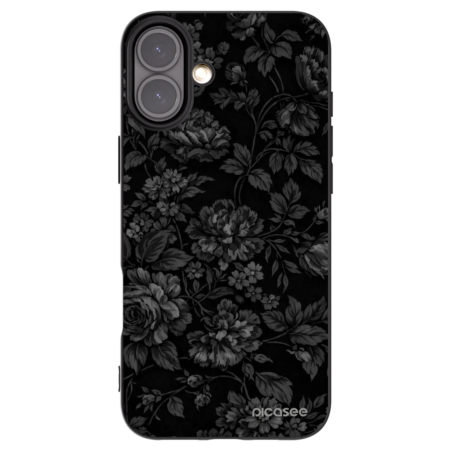 Picasee silikonový černý obal pro Apple iPhone 16 Plus - Dark Romance
