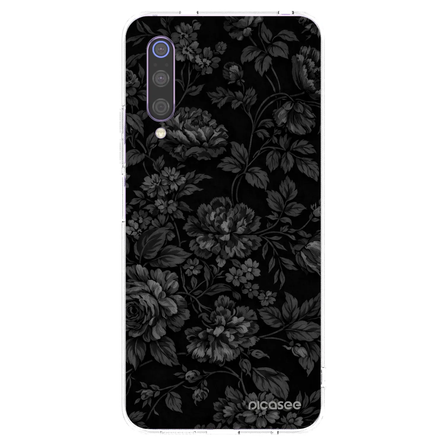 Picasee silikonový průhledný obal pro Xiaomi Mi 9 - Dark Romance