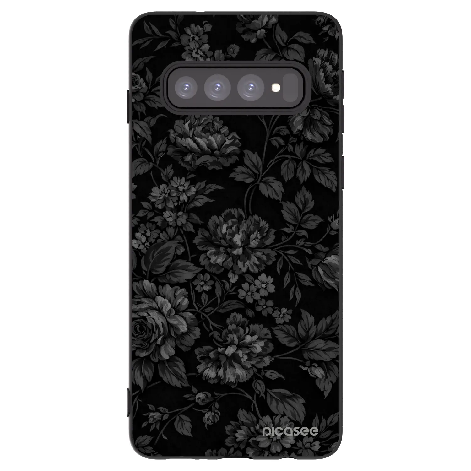 Picasee silikonový černý obal pro Samsung Galaxy S10 G973 - Dark Romance