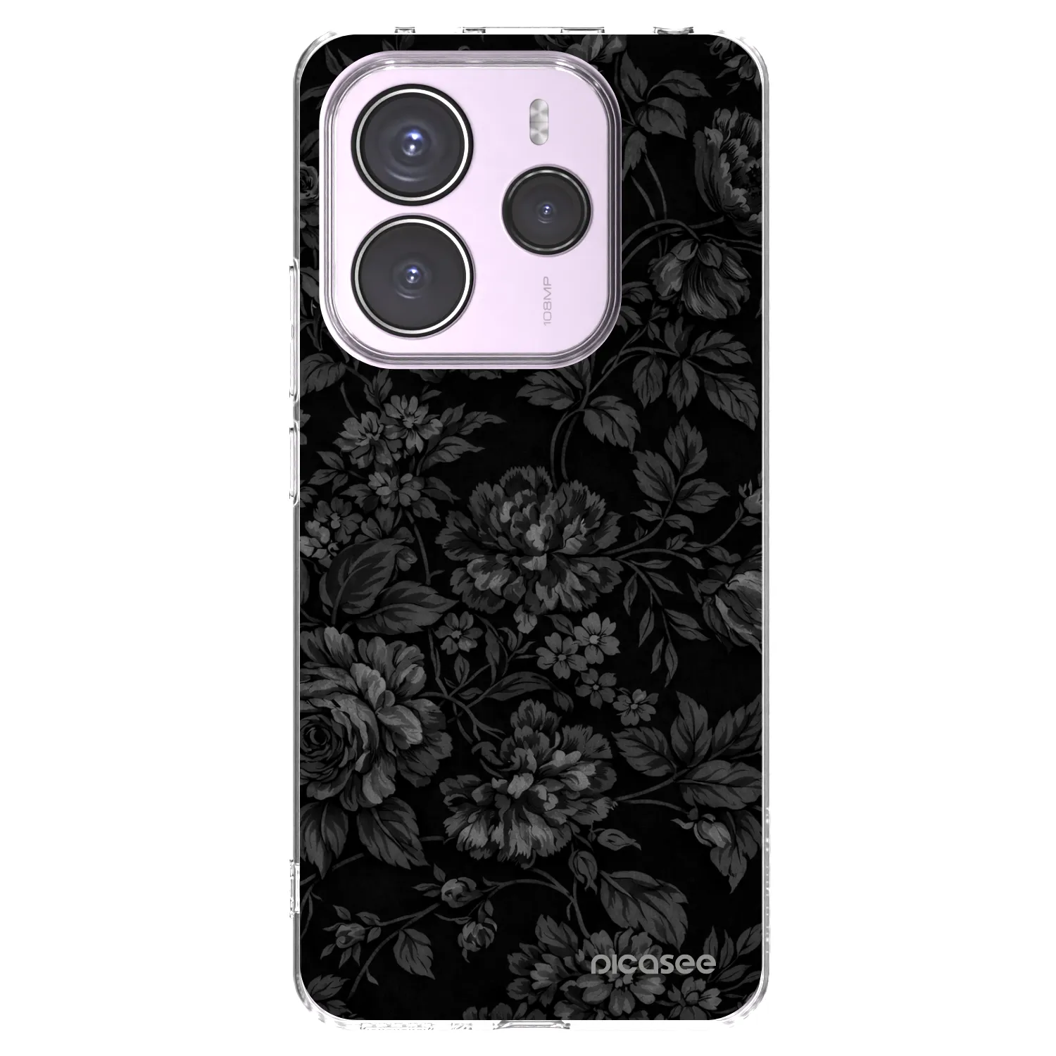 Picasee silikonový průhledný obal pro Xiaomi Redmi Note 14 5G - Dark Romance