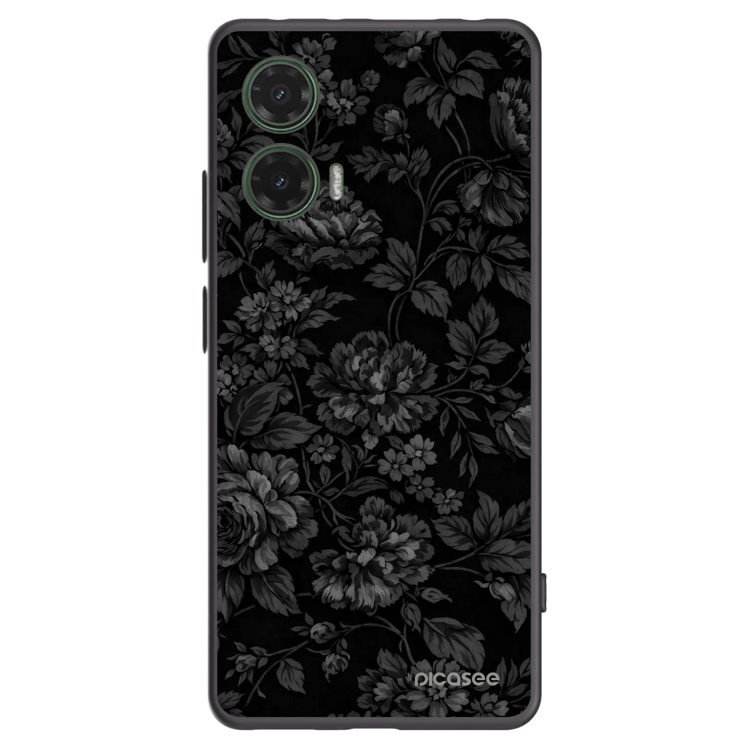 Picasee silikonový černý obal pro Motorola Moto G35 5G - Dark Romance