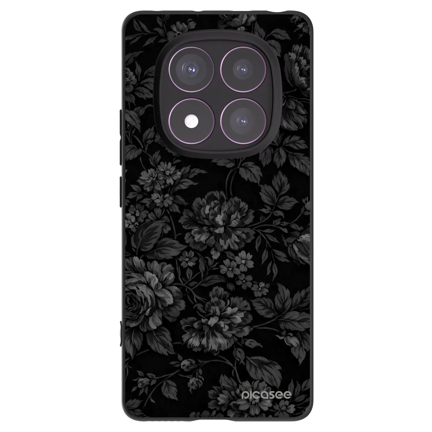 Picasee silikonový černý obal pro Xiaomi Redmi Note 14 Pro 4G - Dark Romance