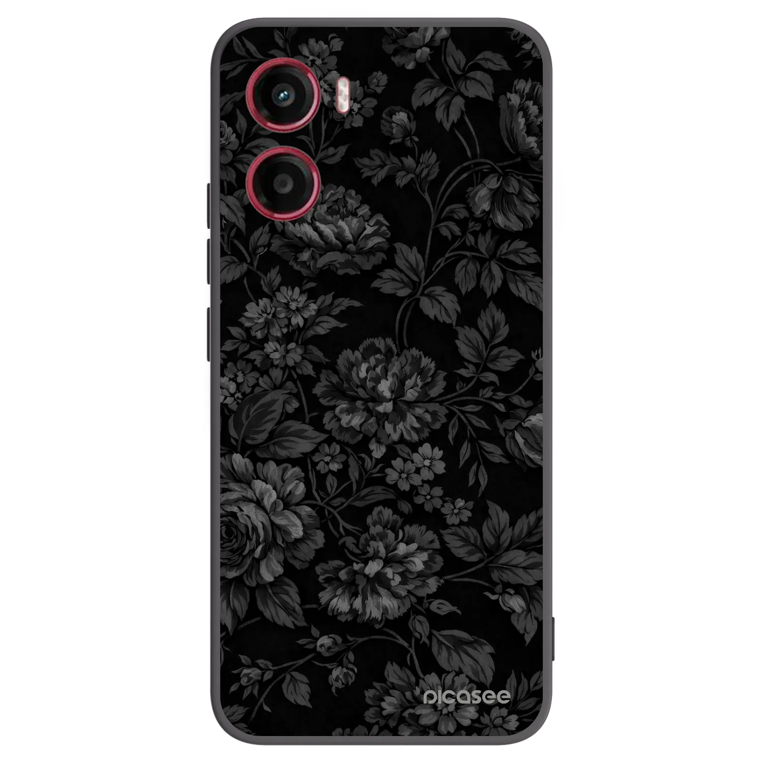 Picasee silikonový černý obal pro Motorola Moto G05 - Dark Romance