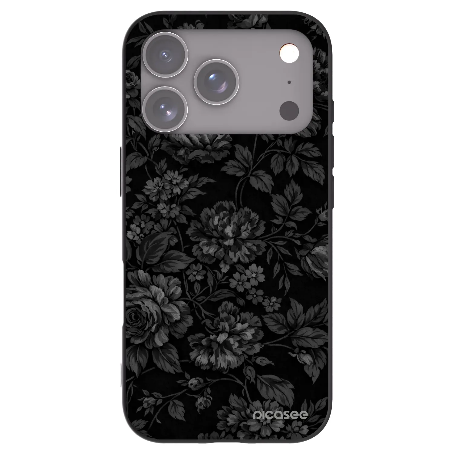Picasee silikonový černý obal pro Apple iPhone 17 Pro - Dark Romance