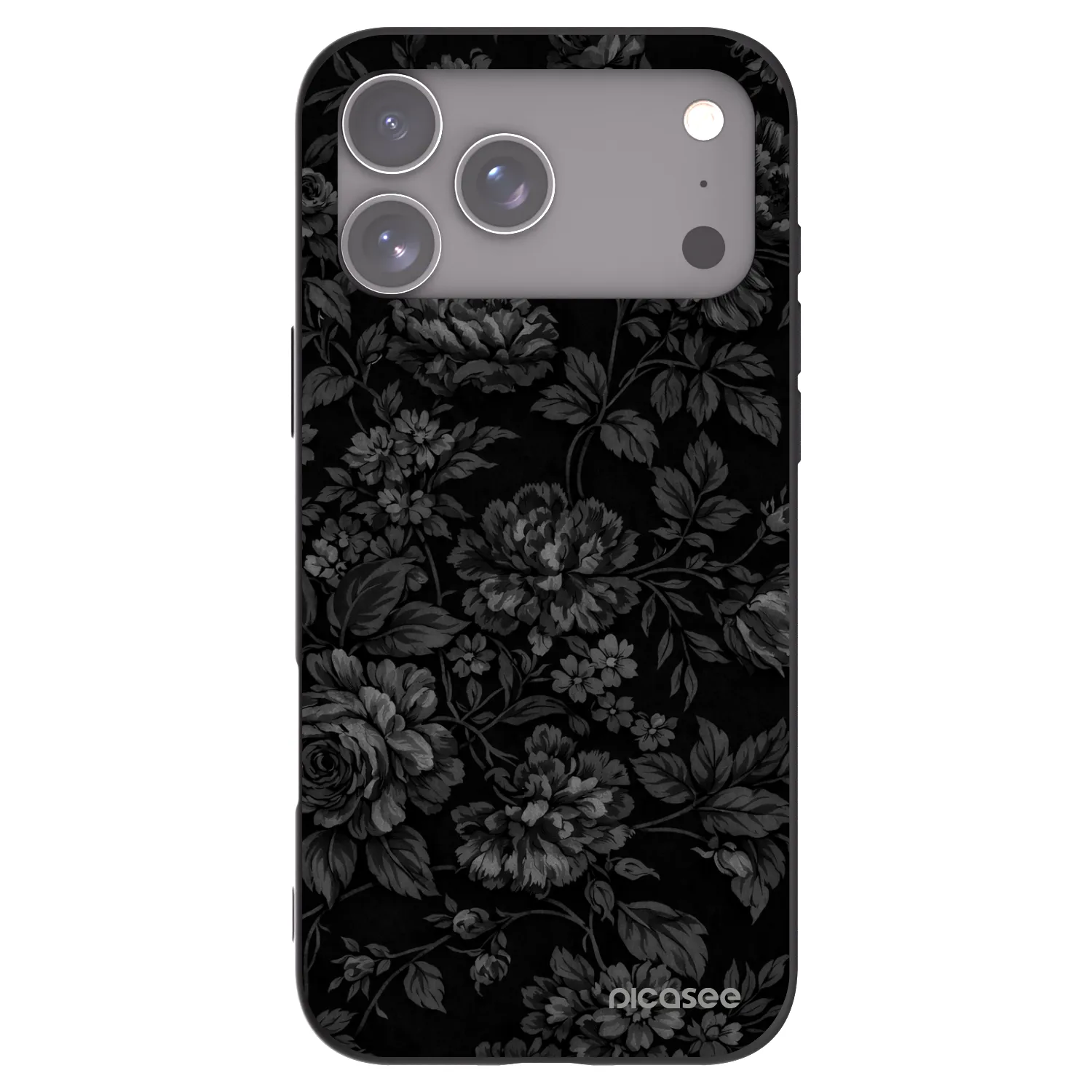 Picasee silikonový černý obal pro Apple iPhone 17 Pro Max - Dark Romance