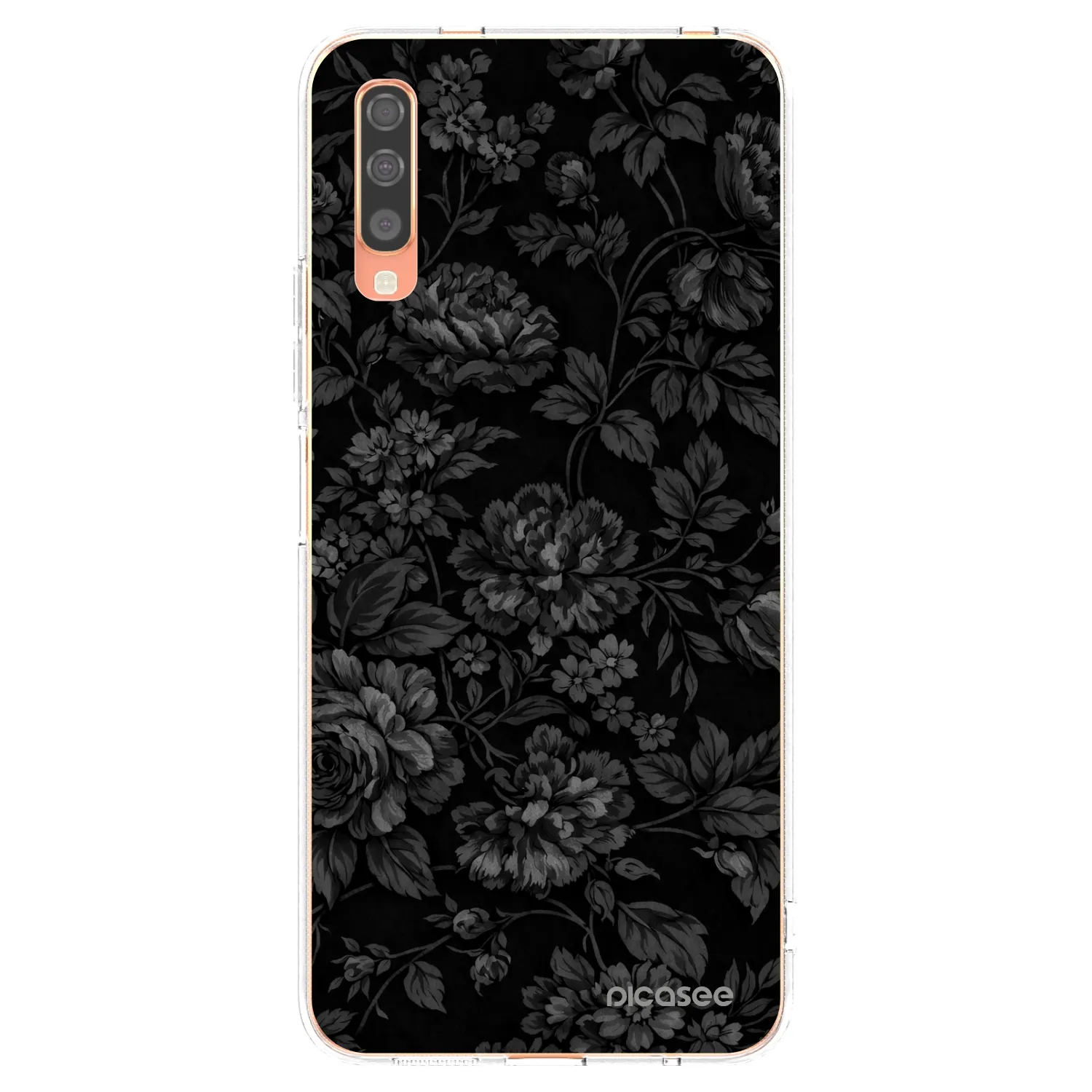 Picasee silikonový průhledný obal pro Samsung Galaxy A70 A705F - Dark Romance