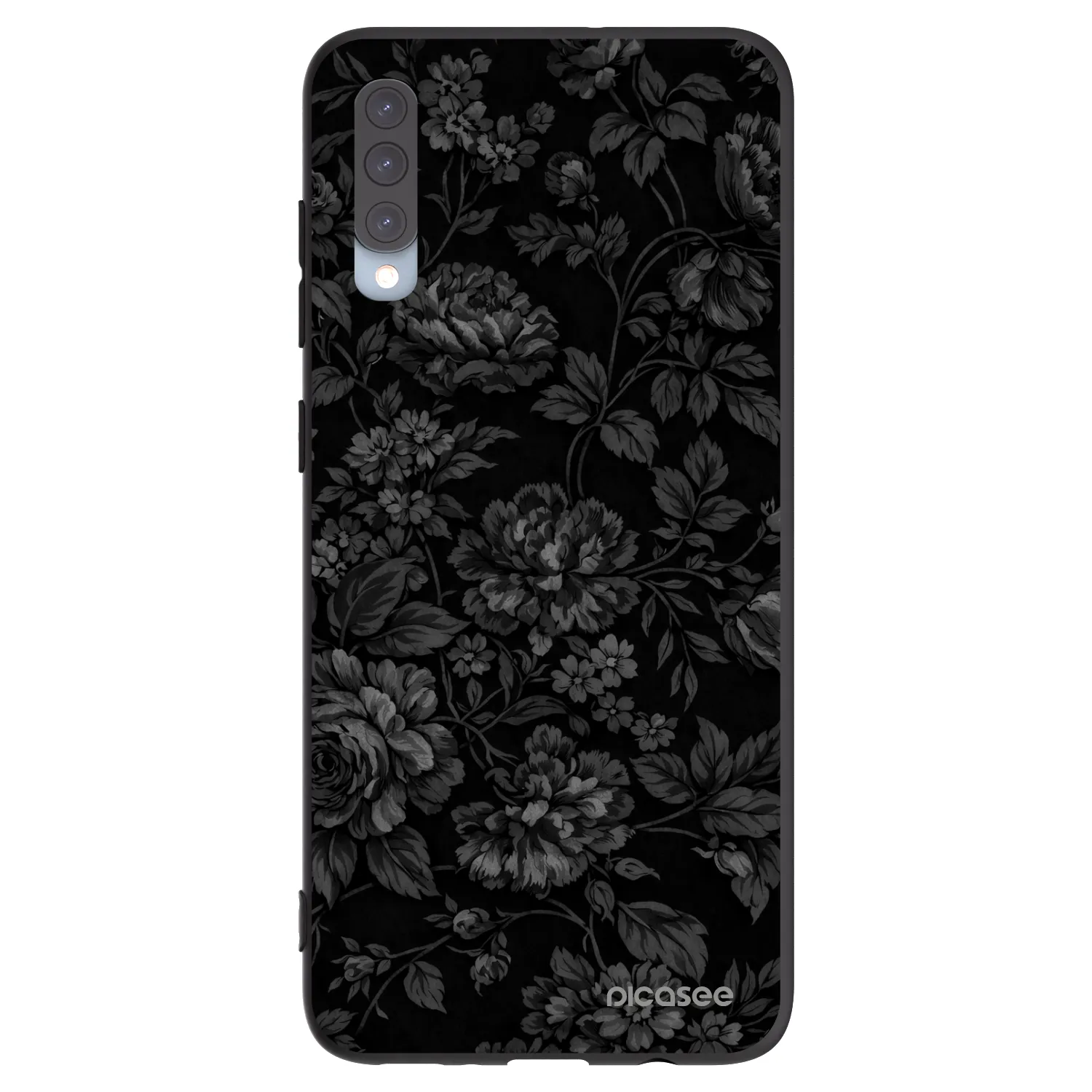 Picasee silikonový černý obal pro Samsung Galaxy A70 A705F - Dark Romance