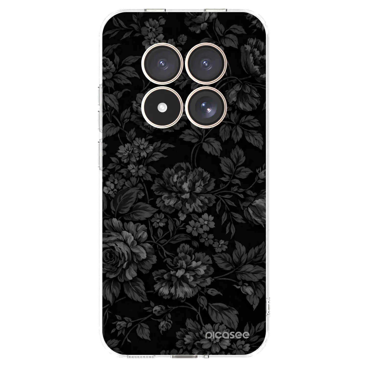 Picasee silikonový průhledný obal pro Xiaomi Redmi Note 15 Pro 4G - Dark Romance
