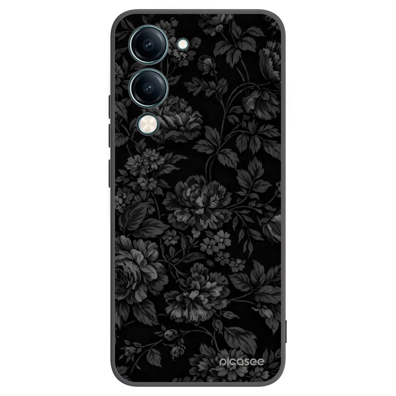 Picasee silikonový černý obal pro Vivo Y29s 5G - Dark Romance