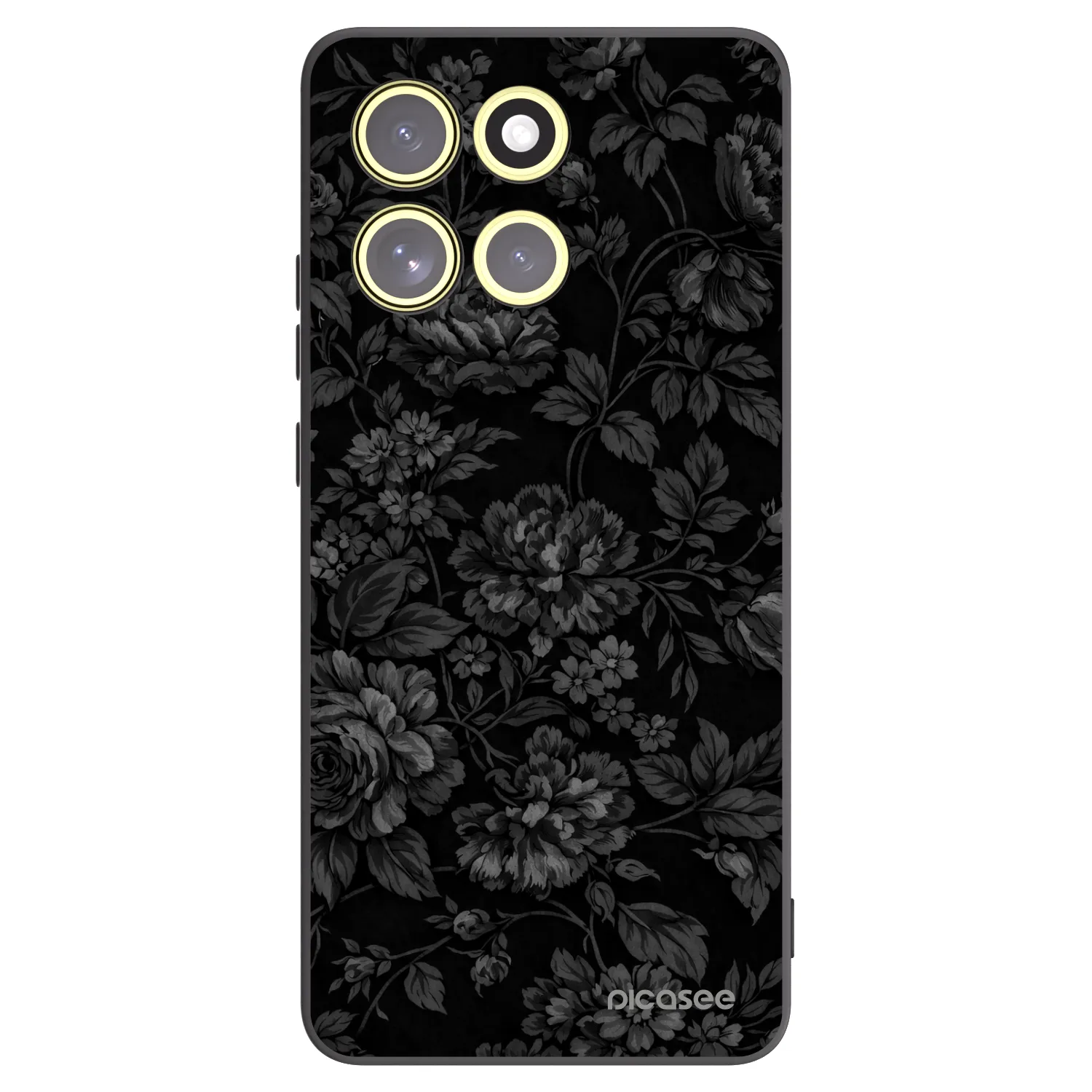 Picasee silikonový černý obal pro Motorola Moto G86 Power 5G - Dark Romance