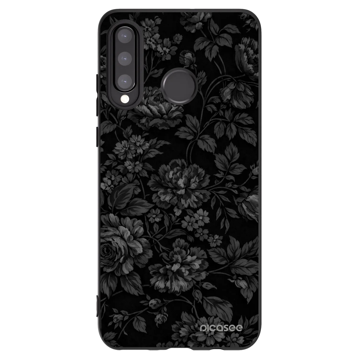 Picasee silikonový černý obal pro Huawei P30 Lite - Dark Romance