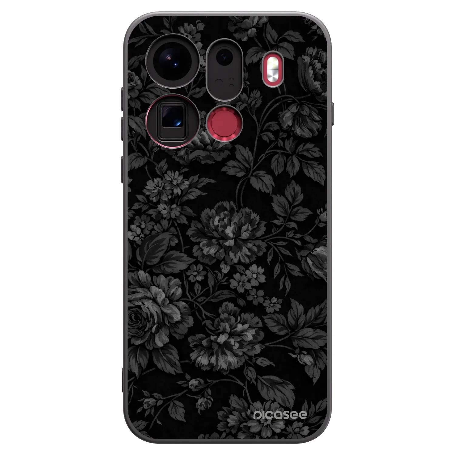 Picasee silikonový černý obal pro OPPO Find X9 Pro - Dark Romance