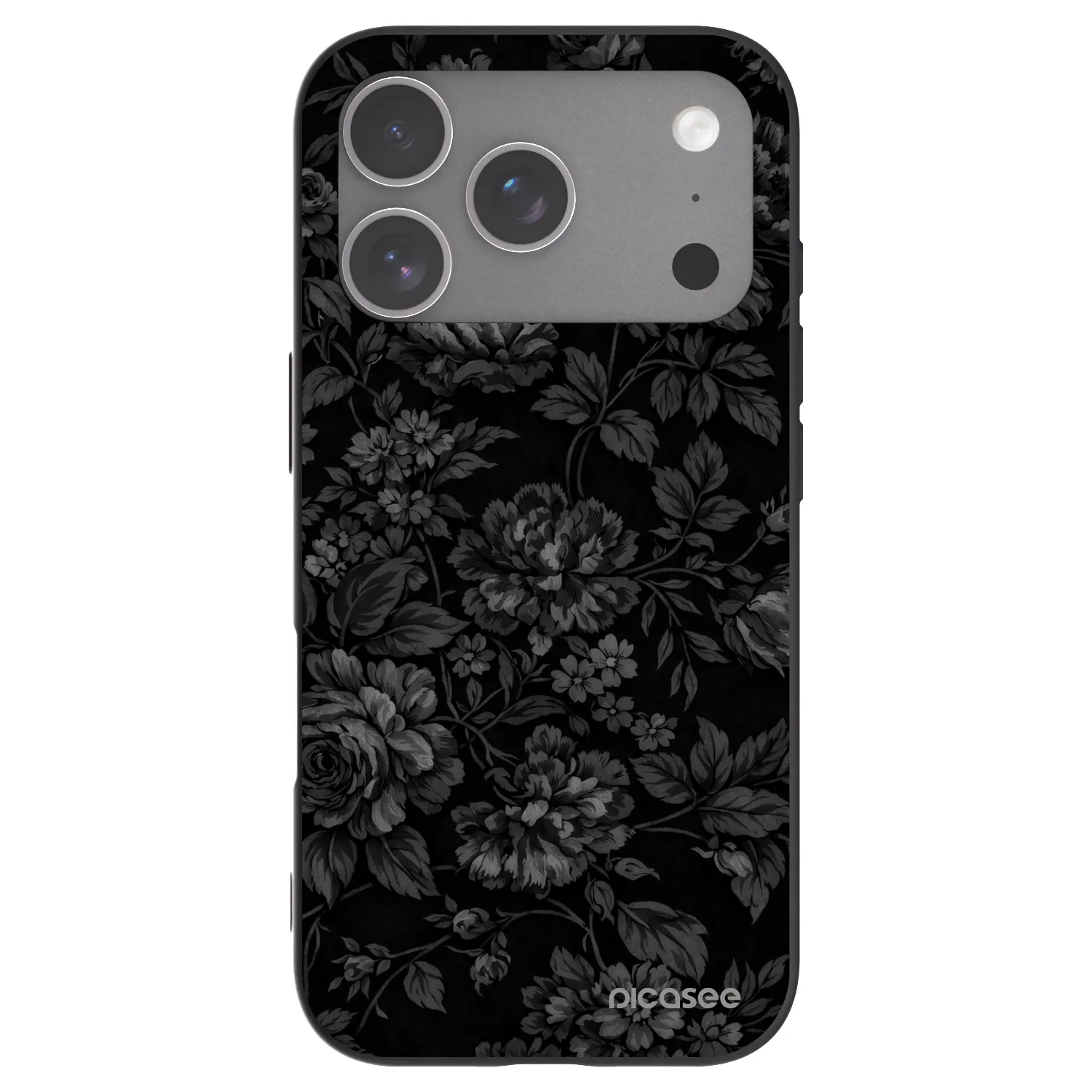 Picasee silikonový černý obal pro Apple iPhone 18 Pro - Dark Romance