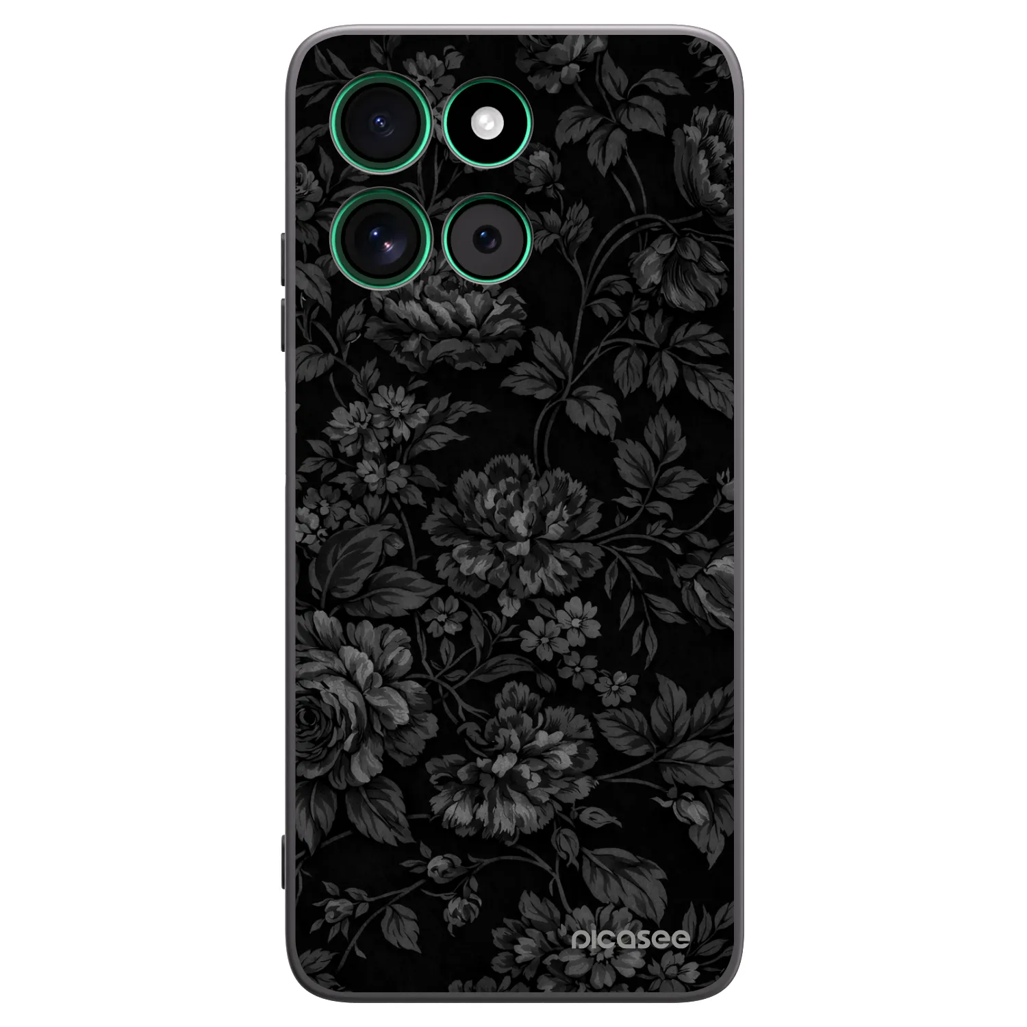 Picasee silikonový černý obal pro Motorola Moto G57 Power - Dark Romance