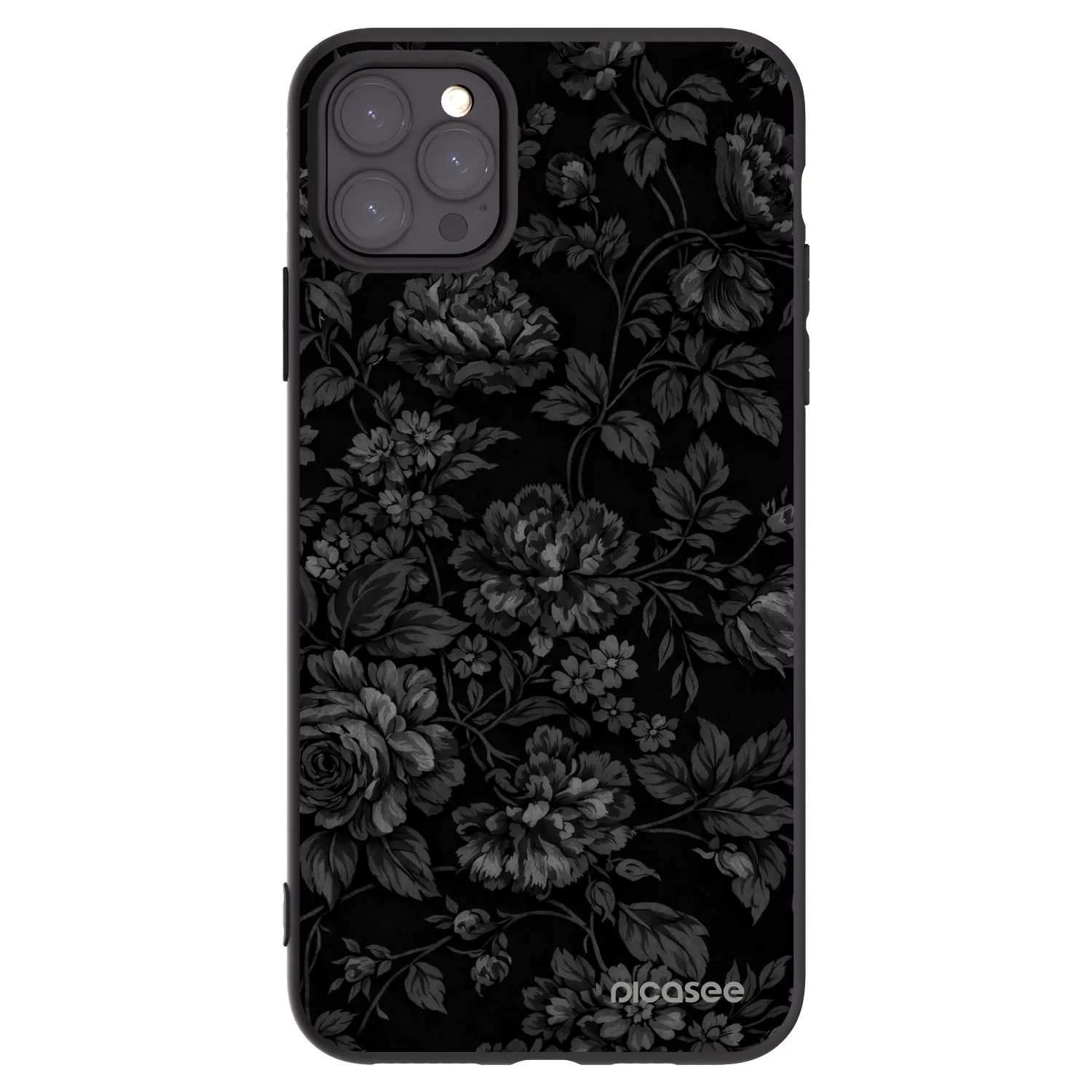 Picasee silikonový černý obal pro Apple iPhone 11 Pro Max - Dark Romance
