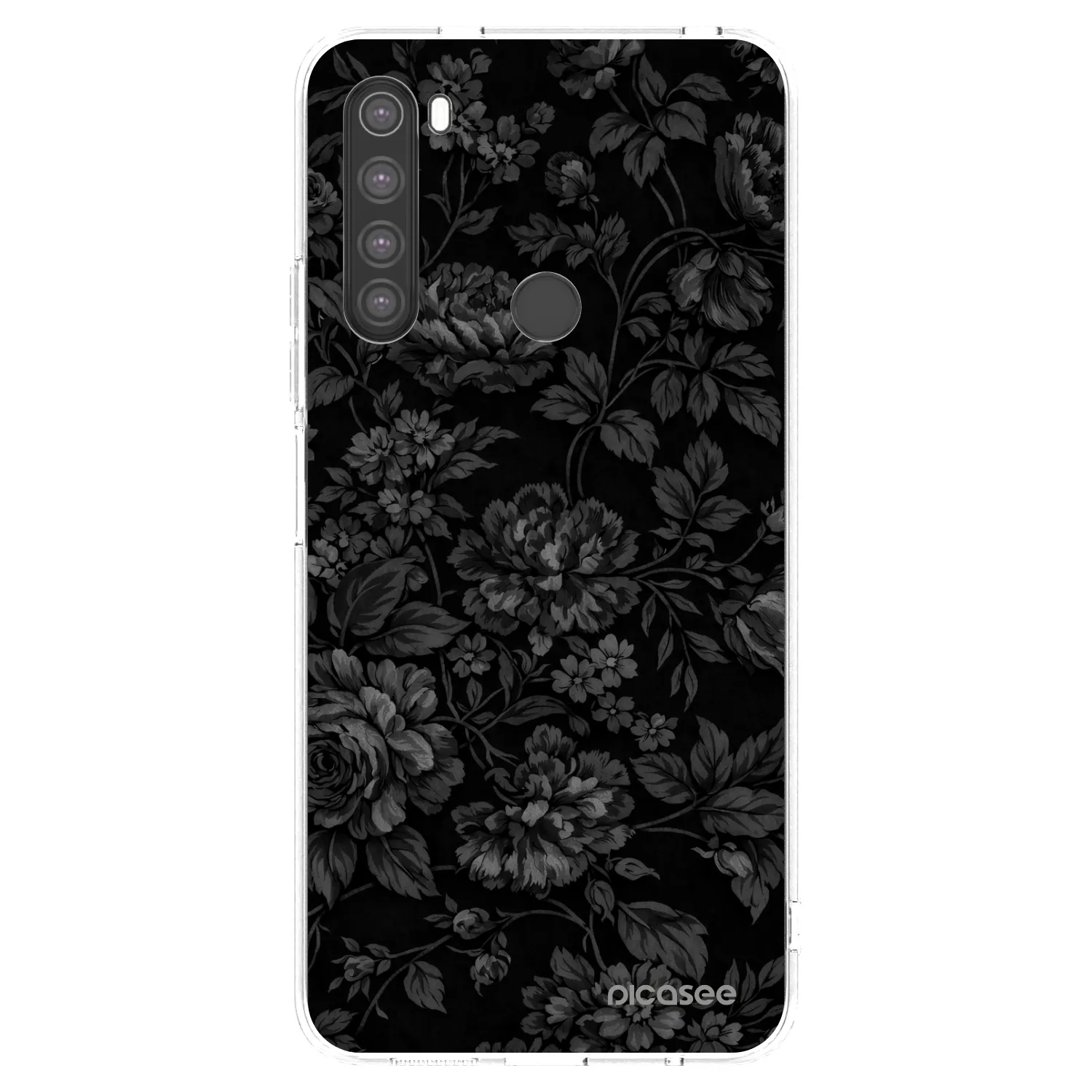 Picasee silikonový průhledný obal pro Xiaomi Redmi Note 8 - Dark Romance
