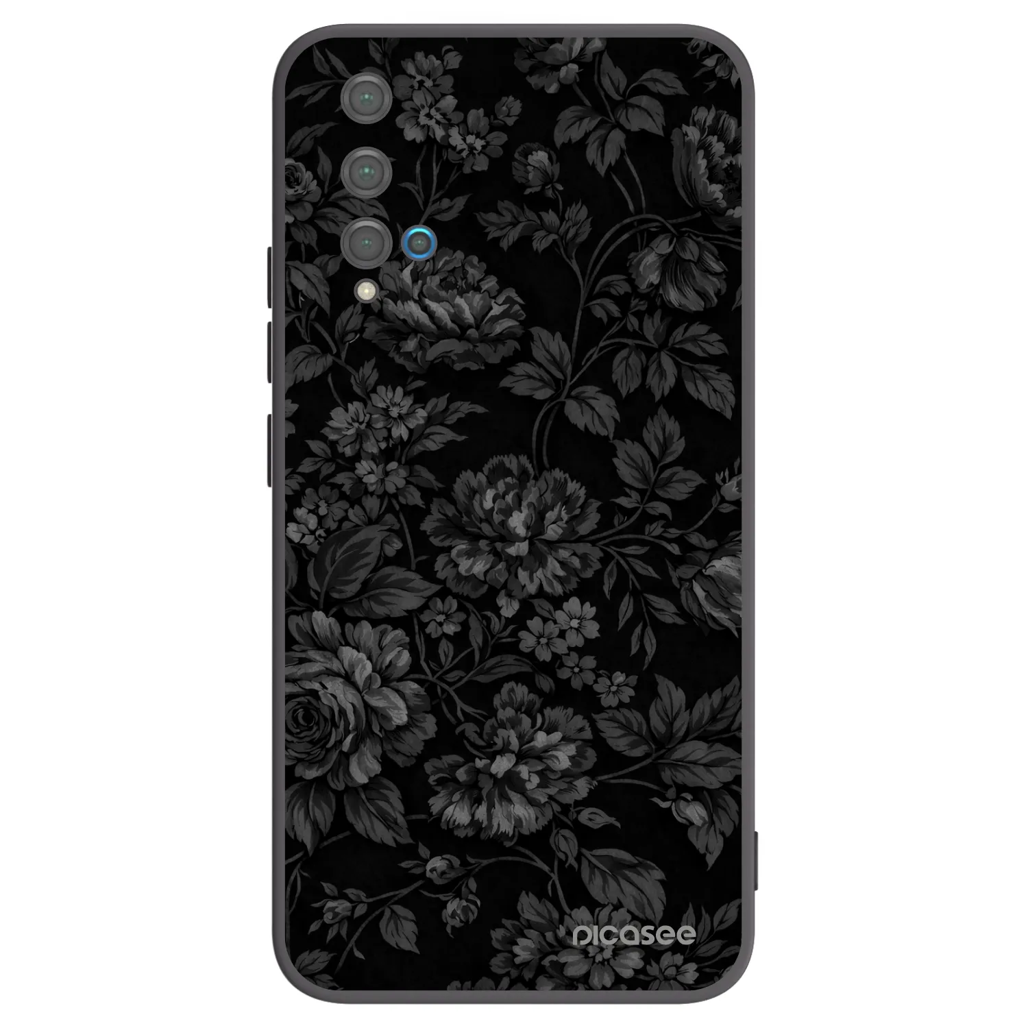 Picasee silikonový černý obal pro Huawei Nova 5T - Dark Romance