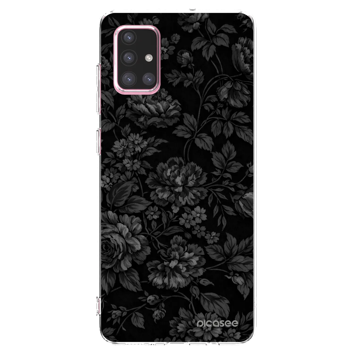 Picasee silikonový průhledný obal pro Samsung Galaxy A71 A715F - Dark Romance