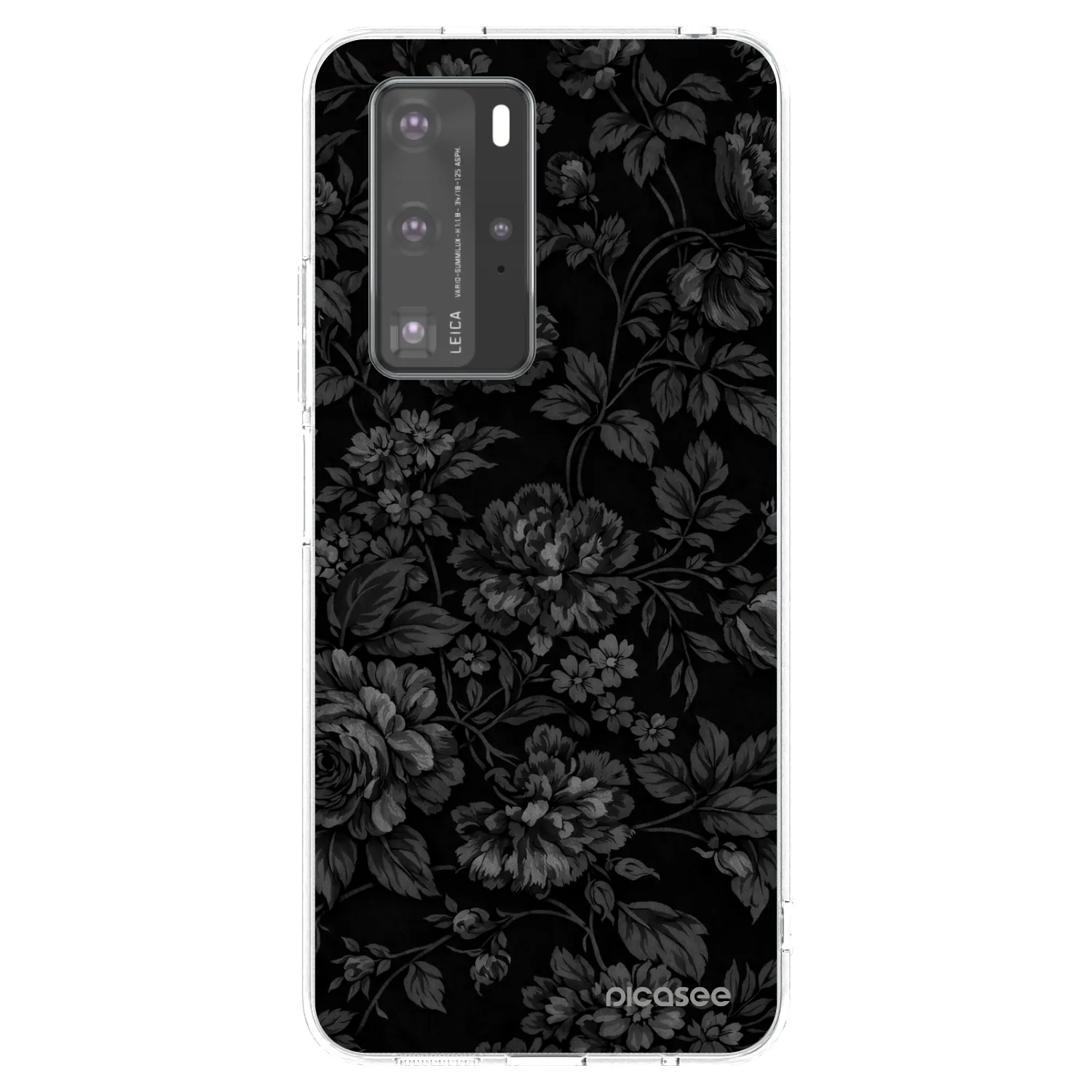 Picasee silikonový průhledný obal pro Huawei P40 Pro - Dark Romance