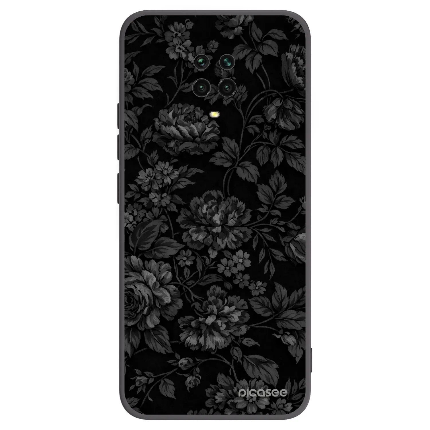 Picasee silikonový černý obal pro Xiaomi Redmi Note 9S - Dark Romance