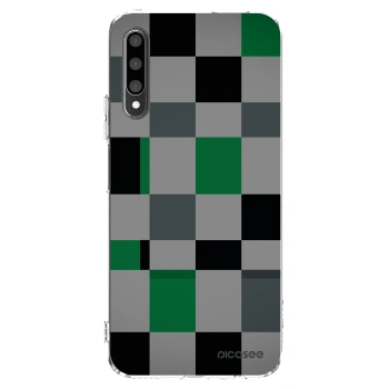 Picasee silikonový průhledný obal pro Honor 9X Pro - Block Grid