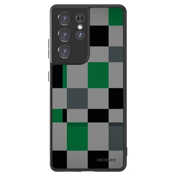Picasee ULTIMATE CASE pro Samsung Galaxy S21 Ultra 5G G998B - Block Grid