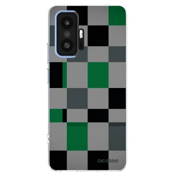 Picasee silikonový průhledný obal pro Xiaomi 11T Pro - Block Grid