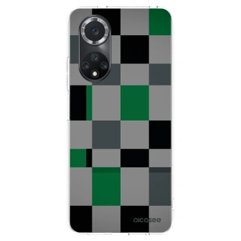 Picasee silikonový průhledný obal pro Huawei Nova 9 SE - Block Grid