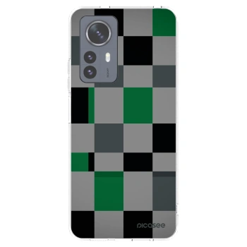 Picasee silikonový průhledný obal pro Xiaomi 12 Pro - Block Grid