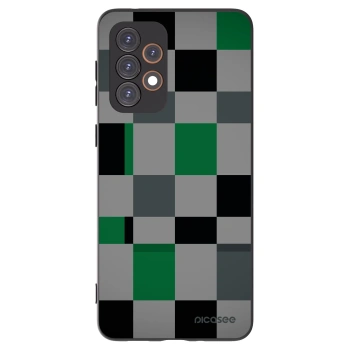 Picasee silikonový černý obal pro Samsung Galaxy A33 5G A336 - Block Grid