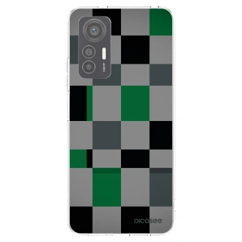 Picasee silikonový průhledný obal pro Xiaomi 12 Lite - Block Grid