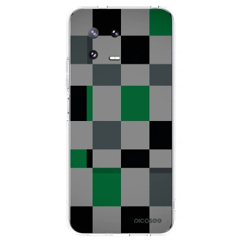 Picasee silikonový průhledný obal pro Xiaomi 13 Pro - Block Grid