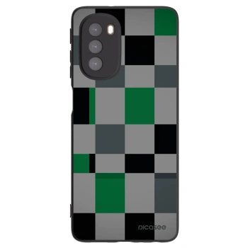 Obal pro Motorola Moto G51 - Block Grid