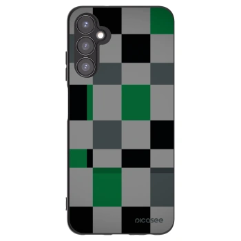 Picasee silikonový černý obal pro Samsung Galaxy A05s A057G - Block Grid