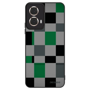 Obal pro Motorola Moto G85 - Block Grid