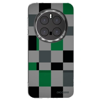 Picasee silikonový průhledný obal pro Honor Magic7 Pro 5G - Block Grid