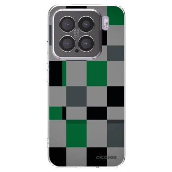 Picasee silikonový průhledný obal pro Xiaomi 15 - Block Grid