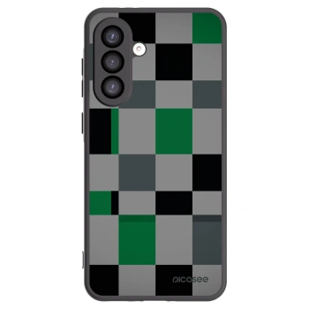 Picasee silikonový černý obal pro Samsung Galaxy A26 5G A266B - Block Grid