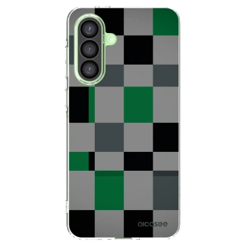 Picasee silikonový průhledný obal pro Samsung Galaxy A26 5G A266B - Block Grid