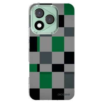 Picasee silikonový průhledný obal pro Honor 400 Lite 5G - Block Grid