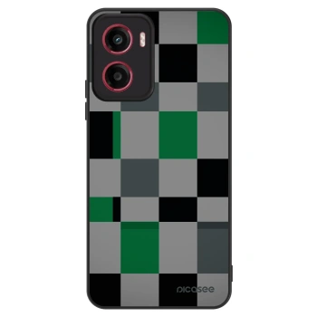 Obal pro Motorola Moto G05 - Block Grid
