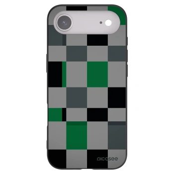 Picasee silikonový černý obal pro Apple iPhone Air - Block Grid