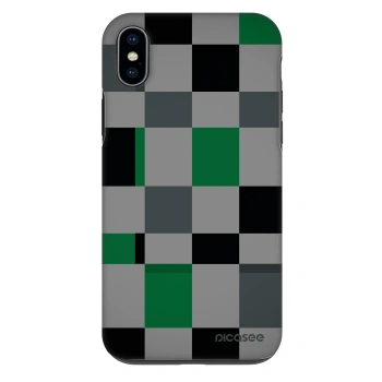 Obal pro Apple iPhone XS Max - Block Grid
