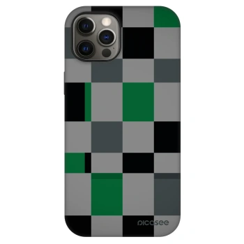Obal pro Apple iPhone 12 Pro - Block Grid