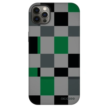 Obal pro Apple iPhone 12 Pro Max - Block Grid