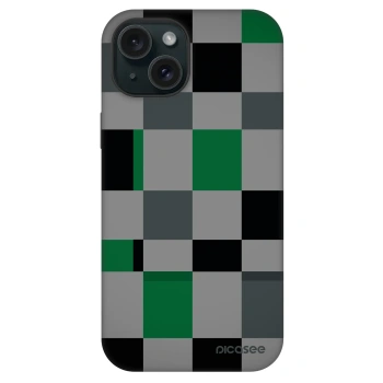 Picasee Fashion Case MagSafe Apple iPhone 15 - Block Grid