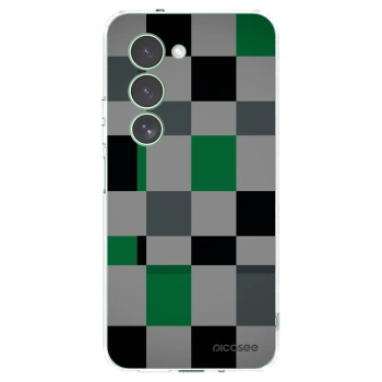 Picasee silikonový průhledný obal pro Xiaomi Redmi 15 5G - Block Grid