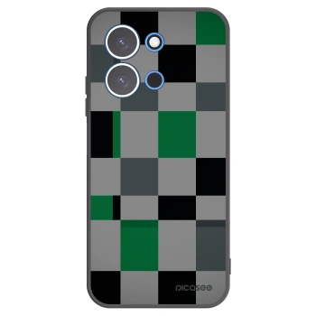 Picasee silikonový černý obal pro Xiaomi Redmi 15C 4G - Block Grid