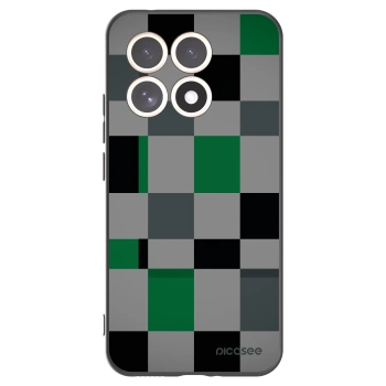 Picasee silikonový černý obal pro Xiaomi 15T - Block Grid